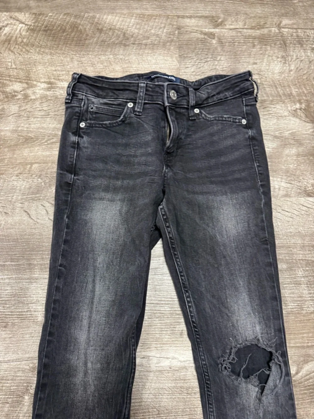 Calvin Klein Black Skinny Jeans Size 26x30
